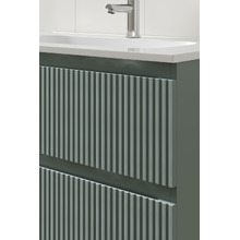 Panama 800mm Olive Vanity & LED Mirror Package